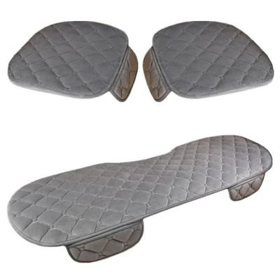 短毛绒汽车坐垫冬季保暖三件套