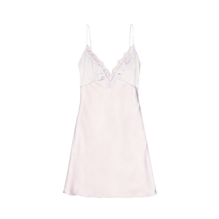 DPLAYSWEET吊带睡裙V领性感短裙法式轻奢缎面亲肤居家睡衣2026春