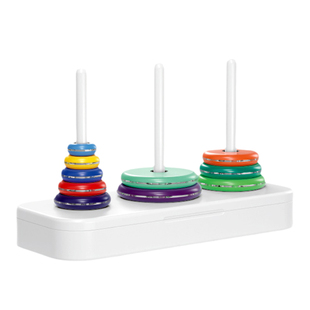 汉诺塔6层8层六八层十10层小学生比赛专用汉洛塔儿童智力幼儿玩具