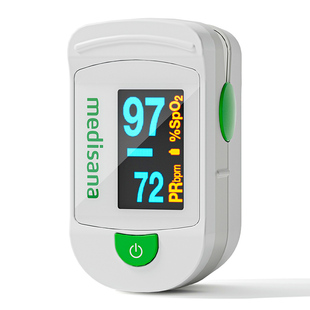 德国medisana血氧仪指夹式家用儿童心率监测手指脉氧饱和度检测仪