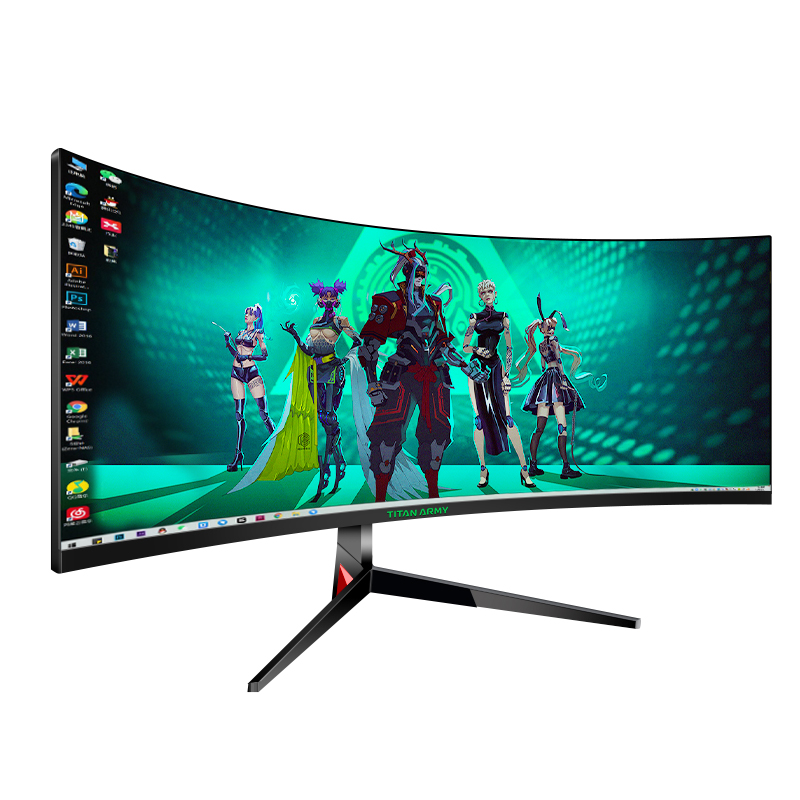 泰坦军团200Hz显示器30英寸2K带鱼屏34高刷C30SKPRO长屏4K曲面144