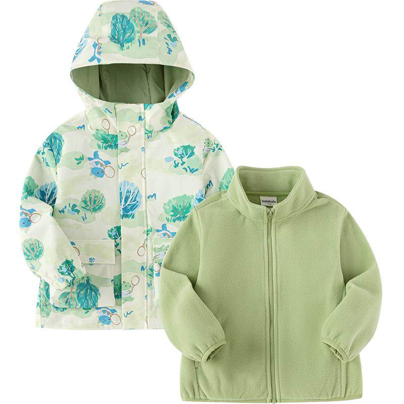 巴拉巴拉童装儿童外套男童上衣女童棉服2025秋冬装运动户外保暖潮