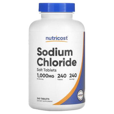 Nutricost Sodium Chloride氯化钠片电解质快速补水