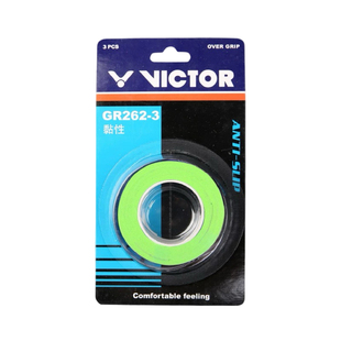 victor威克多胜利羽毛球拍手胶吸汗带GR233/GR262缓震膜3条装