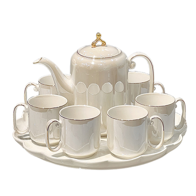 茶具套装2026新款轻奢高档陶瓷水杯茶壶茶杯家用客厅待客结婚礼品