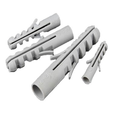 鱼形膨胀无帽塑料胀栓灰色膨胀管