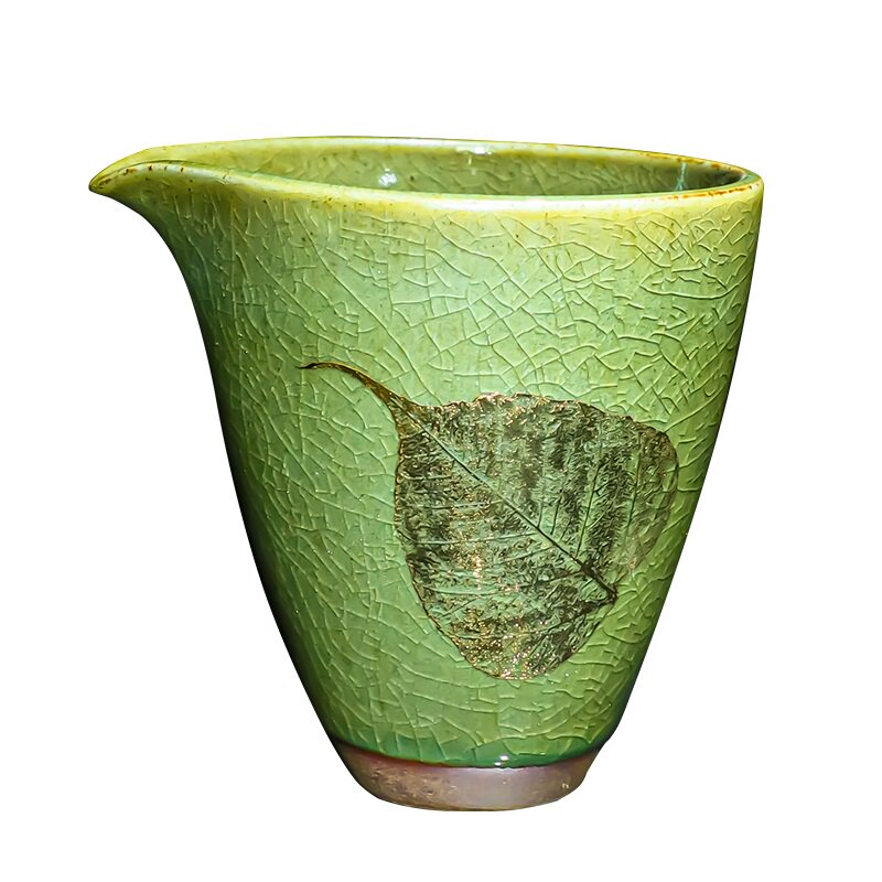 滋心堂公道杯建盏茶具木叶高端