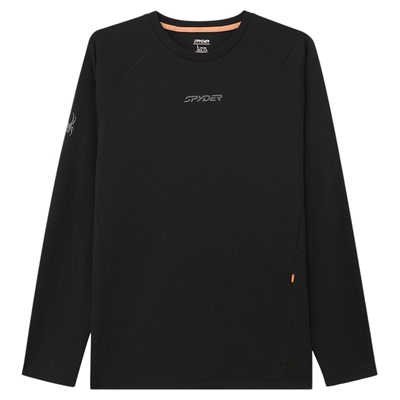 蜘蛛春夏男运动休闲圆领长袖T恤