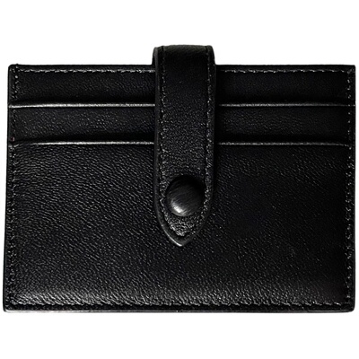 沐心手造真皮卡包简单