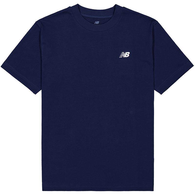 New Balance NB官方男款简约潮流百搭运动休闲针织短袖T恤MT41509