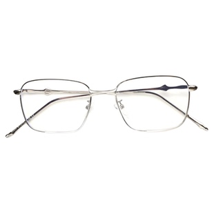 斯文败类氛围感无框眼镜小众ins同款金属长方形小框眼镜女配饰