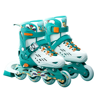 迪卡仕轮滑鞋儿童溜冰鞋女童滑冰旱冰初学者6-12岁男孩滑轮鞋女孩