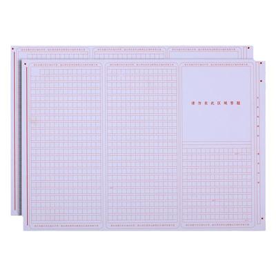 中考语文作文纸考试专用800字