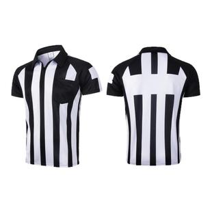 CNFL专用橄榄球比赛专业条纹裁判服男女户外宽松裁判服裁判足球