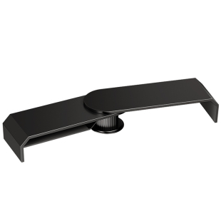 双屏幕显示器增高支架拐角工位转角三角台式电脑桌面支撑置物底座