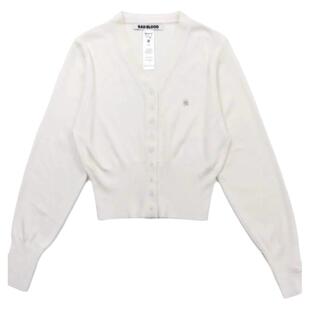 badblood韩国秋冬季毛衣开衫显瘦修身短外套V领一排扣针织上衣女