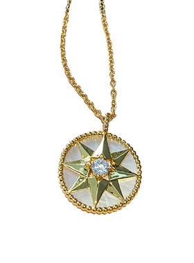 多种佩戴大罗盘黑玛瑙秋冬毛衣链