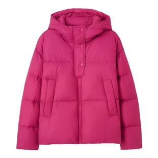 布丁哈鲁童装冬装女童休闲短款2025新款儿童洋气加厚保暖羽绒服