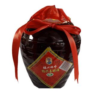 绍兴师爷 善酿黄酒1.5升3斤坛装老酒半甜型糯米酒自饮泡阿胶包邮