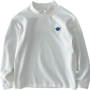 95棉儿童半高领打底衫男童秋冬保暖内衣中大童纯棉磨毛秋衣棉毛衫