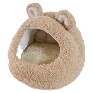 宠物保暖舒适狗屋泰迪犬金毛大型犬狗窝猫窝垫子用品图纸模版纸样