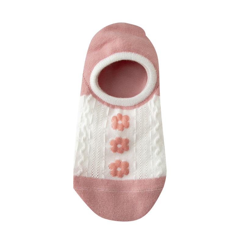 袜子女棉短袜隐形春夏薄款透气浅口白色隐形袜女短袜韩版ins潮