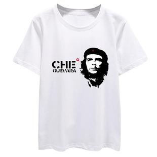 纪念切格瓦拉卡斯特罗古巴领导人摇滚短袖T恤衫男女半袖纯棉衣服
