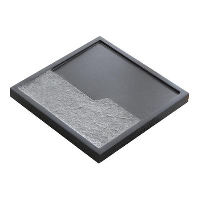 天然整块乌金石茶盘方形新款简约