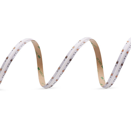 批发低压柔性COB灯带5/8/10mm宽高显色12/24V双色彩光LED软灯条