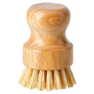 椰棕洗锅刷盘硬毛实木擦天然剑麻洗碗刷家用厨房清洁铁锅专用刷子