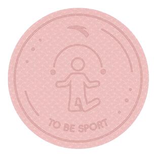 安踏超慢跑垫跳绳减震垫加厚圆形垫地垫家用隔音静音专业双面圆垫