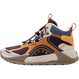 李宁儿童户外二棉鞋男童鞋女中大童青少年加绒保暖运动鞋休闲鞋子