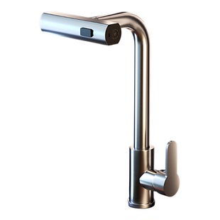 全铜家用厨房抽拉式水龙头伸缩洗菜盆水槽冷热两用增压洗碗防溅水