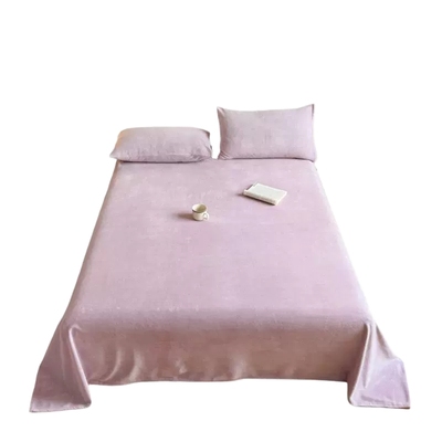 【A类母婴可用】加厚牛奶绒床单