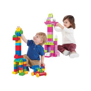 【自营】费雪美高积木大颗粒拼装防吞咽玩具儿童1岁+宝宝模型拼插