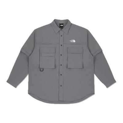 北面UE男可拆卸防泼水长袖衬衫