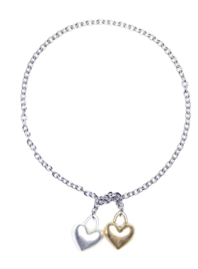 项链爱心吊坠可调节亚比风日韩