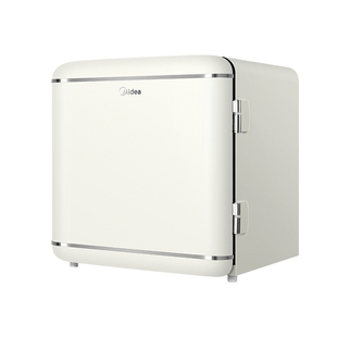 国补美的复古小冰箱46/96L单门冷藏迷你母婴美妆一级保鲜小型冰箱
