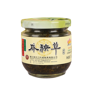 包邮镇江特产扬中特产三叶菜咸秧草 单瓶装180克*4瓶下饭小菜草头