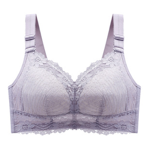 维多利亚VICTORIA MMBRA大胸显小蕾丝大码无钢圈调整型全罩杯内衣