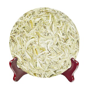 云南白茶秧塔景谷大白毫银针200克饼单芽尖纯芽头蜜香甜核心产区
