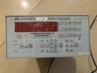 拍前询价：议价 舜阳C型统计式电压监测仪DT1-2X100V RS232