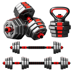 哑铃男士健身家用锻炼器材可调节重量青少年杠铃壶铃组合套装宿舍