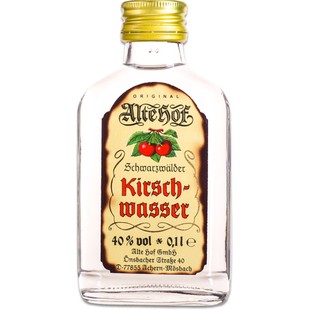 烘焙白兰地40度:黑森林蛋糕专用德国进口樱桃酒Kirschwasser100ml
