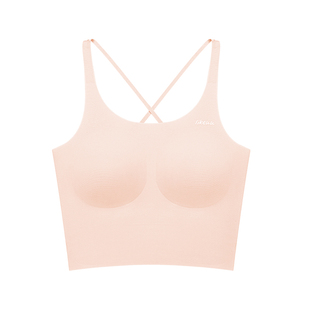 ubras旗下likeuu少女内衣中长款舞蹈瑜伽大童小背心吸湿透气抗菌