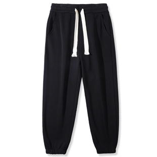 真维斯盖尔大码品牌男女秋冬加绒长裤子无性别百搭款大号肥佬长裤