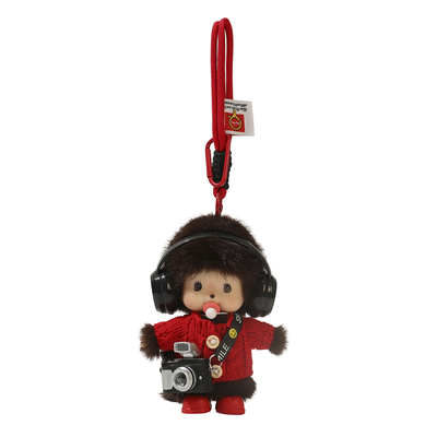 正版可爱蒙奇奇毛绒包挂件钥匙扣