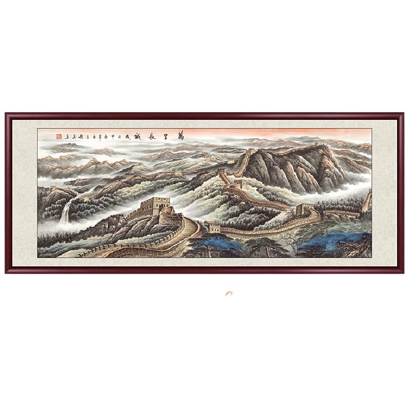 长城画手绘真迹山水画客厅挂画