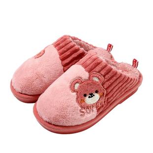 舒乐佳棉拖鞋男2025新款冬季加绒保暖棉鞋室内家居厚底增高毛毛鞋