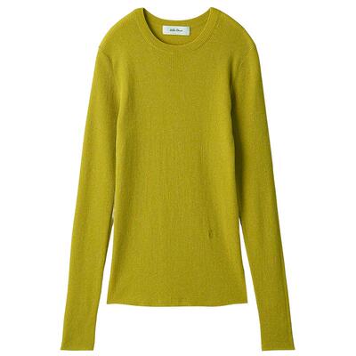 Mila Owen25秋冬新品优雅百搭纯色圆领罗纹贴身针织衫09WNT254105